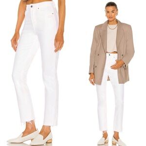 GRLFRND Jeans sz 26 Karolina High Rise Button Fly Straight Crop